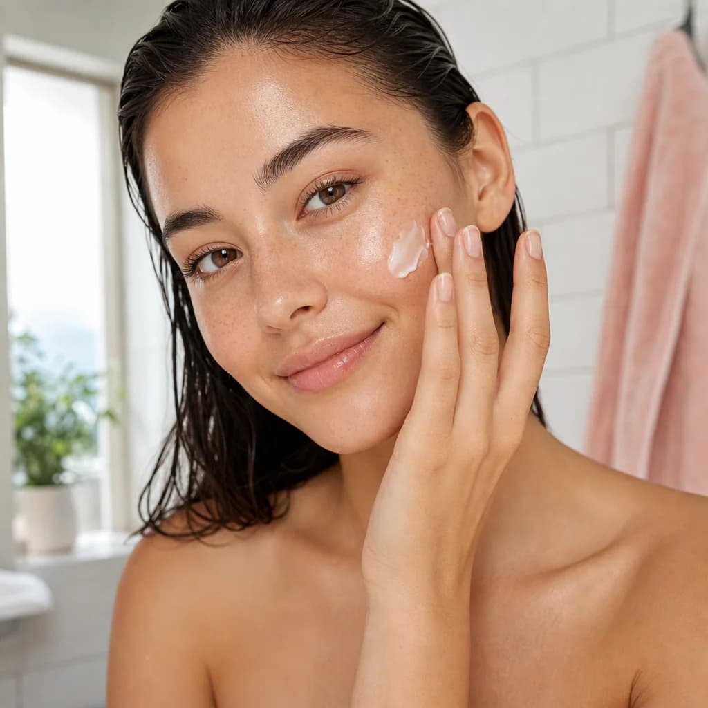 Morning skincare ritual